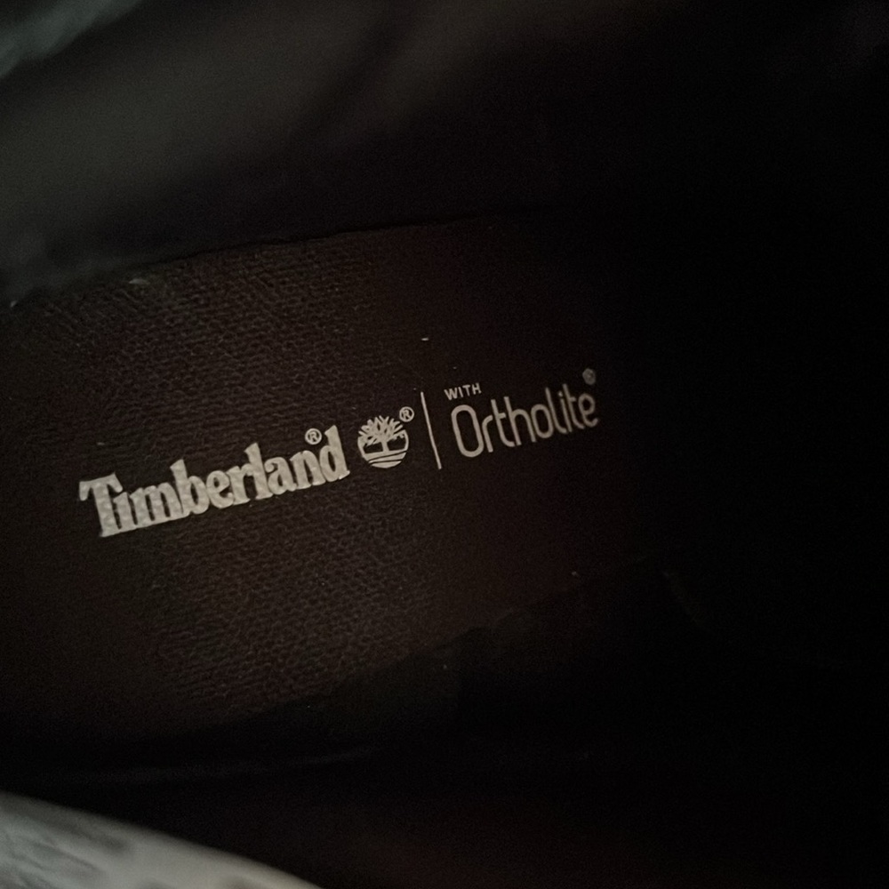 Timberland Glance Heel Field Boots Leather Canvas Sz 10 - Picture 6 of 6